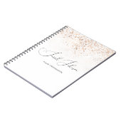 Golden Rain Personalisiertes Berufliches Notebook Notizblock (Linke Seite)