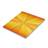 Golden Raindrops Keramik Tile Fliese (Seite)