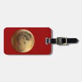 Golden Ram Year Chinese Astrology Zodiac Luggage T Gepäckanhänger (Vorderseite horizontal)