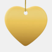 Golden Ram Year Chinese Zodiac Aries Herz O Keramik Ornament (Hinten)