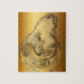 Golden Ram Year Chinese Zodiac Aries Puzzle 2 (Vertikal)