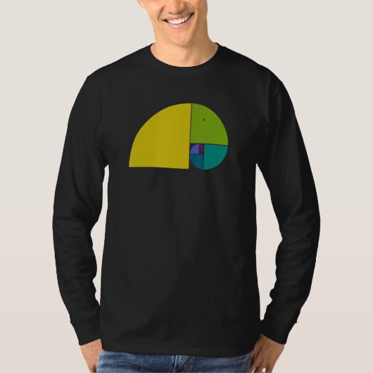 Golden Ratio Elephant   Fibonacci Spiral 1   Fan F T-Shirt (Vorderseite)