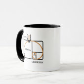 Golden Ratio Greece: Euphony, Harmony, Geometry Tasse (Vorderseite Links)