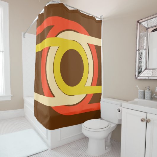 Golden Ratio Retro Duschvorhang (Beispiel)