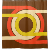 Golden Ratio Retro Duschvorhang (Vorderseite)