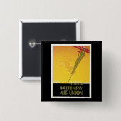 Golden Ray Air Gewerkschaft Button (Vorne & Hinten)