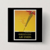 Golden Ray Air Gewerkschaft Button (Vorderseite)