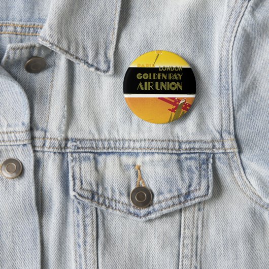 Golden Ray Air Gewerkschaft Button (Beispiel)