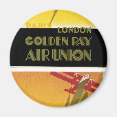 Golden Ray Air Gewerkschaft Magnet (Vorne)