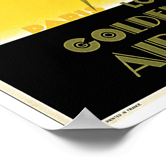 Golden Ray Air Gewerkschaft Poster (Ecke)