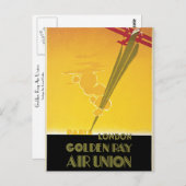 Golden Ray Air Gewerkschaft Postkarte (Vorne/Hinten)