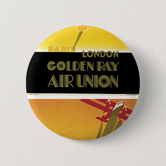 Golden Ray Air Union Button (Vorderseite)
