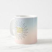 Golden Rays of Hope - Die Sonne steigt immer Kaffeetasse (Vorderseite Links)