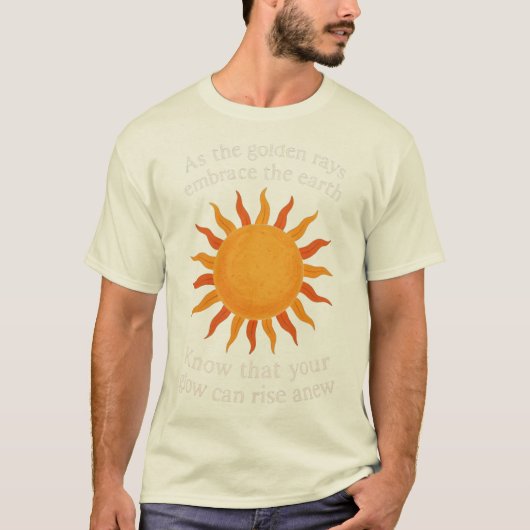 Golden Rays of Renewal T-Shirt (Vorderseite)