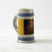 Golden Razor Sharp Fraktal Bierglas (Vorderseite Links)