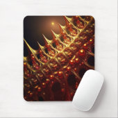Golden Razor Sharp Fraktal Mousepad (Mit Mouse)