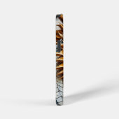 Golden Realistic Dragon Poster iPhone Hülle (Rechte Seite)