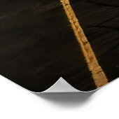 Golden Rebirth: Elegant Art from Chaos Poster (Ecke)