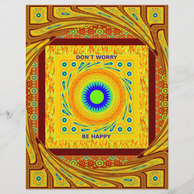 Golden Red African Traditional Color Vector Design (Vorderseite)