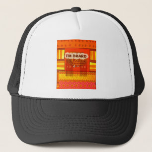 Golden Red African Traditional Colors Funny Am bor Truckerkappe