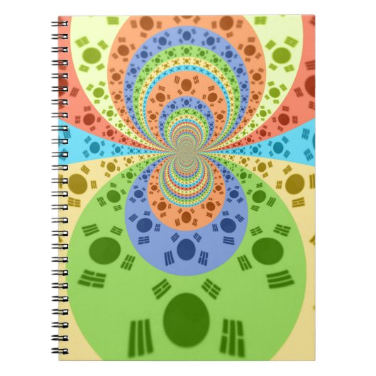 Golden Red African Traditional Colors Notizblock (Vorderseite)