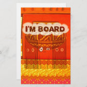 Golden Red African Traditional Colors Print Briefpapier (Vorne/Hinten)