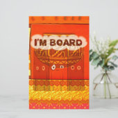 Golden Red African Traditional Colors Print Briefpapier (Stehend Vorderseite)