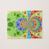 Golden Red African Traditional Colors Puzzle (Horizontal)