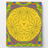 Golden Red Blue Green Royal Ägyptian. Fotoplatte (Vorderseite)