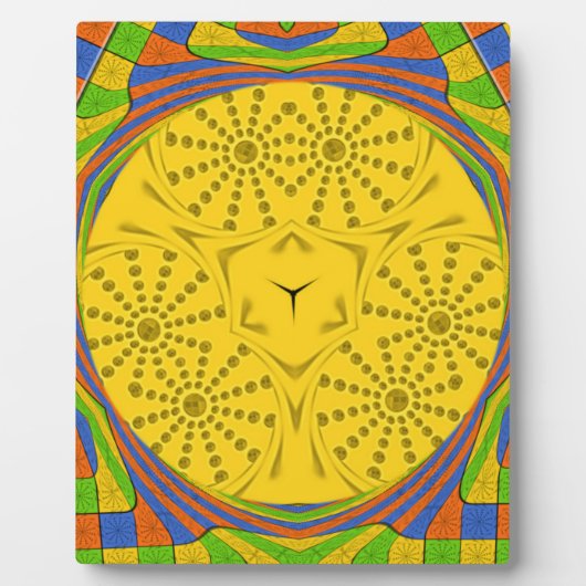 Golden Red Blue Green Royal Ägyptian. Fotoplatte (Vorderseite)