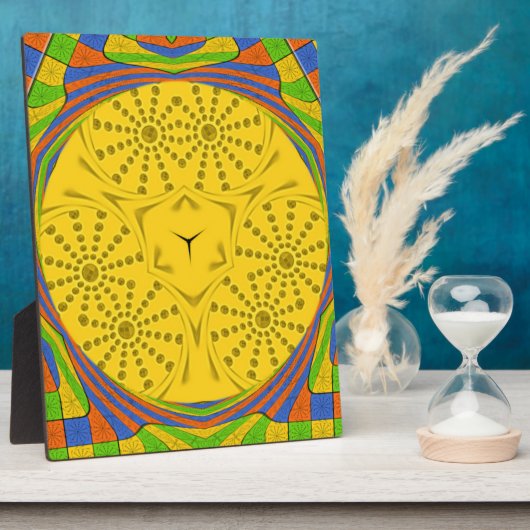 Golden Red Blue Green Royal Ägyptian. Fotoplatte (Seite)