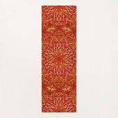 Golden Red Mandala Yogamatte (Vorderseite)