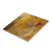 Golden, Red und Blue Geometric Heaven Fliese (Seite)