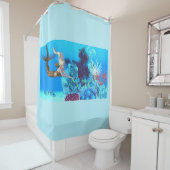 Golden Reef Mermaid Duschvorhang (Beispiel)