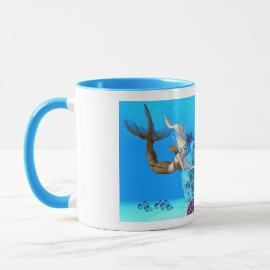 Golden Reef Mermaid Tasse (Links)