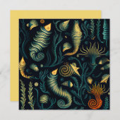 Golden Reefs Feiertagskarte (Vorne/Hinten)