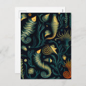 Golden Reefs Feiertagspostkarte (Vorne/Hinten)