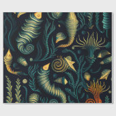 Golden Reefs Geschenkpapier (Flach)