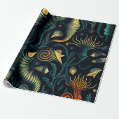 Golden Reefs Geschenkpapier (Ungerollt)