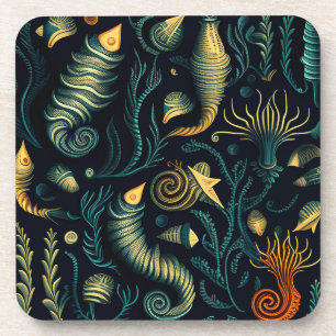 Golden Reefs Getränkeuntersetzer