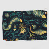 Golden Reefs Golfhandtuch (Horizontal)