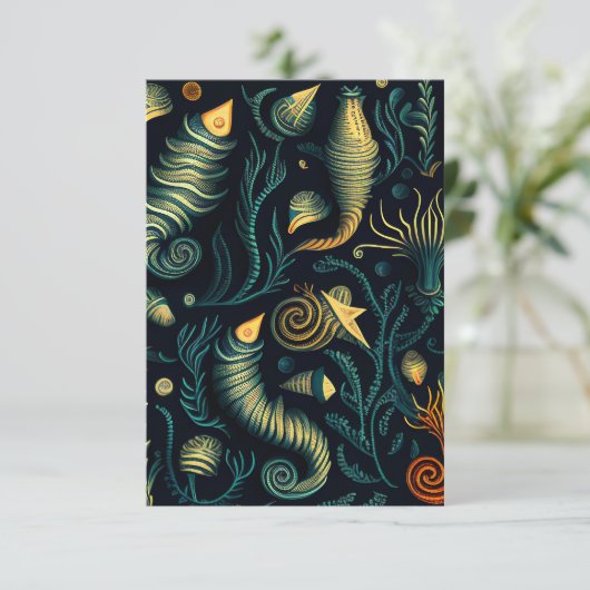 Golden Reefs Karte (Stehend Vorderseite)