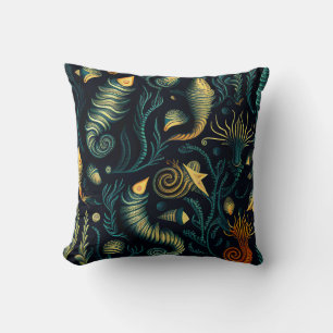 Golden Reefs Kissen