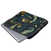 Golden Reefs Laptopschutzhülle (Vorne Knopf)