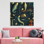 Golden Reefs Leinwanddruck (Insitu (Wohnzimmer))