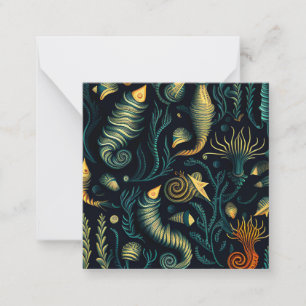 Golden Reefs Mitteilungskarte