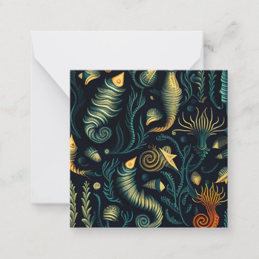 Golden Reefs Mitteilungskarte (Vorderseite)