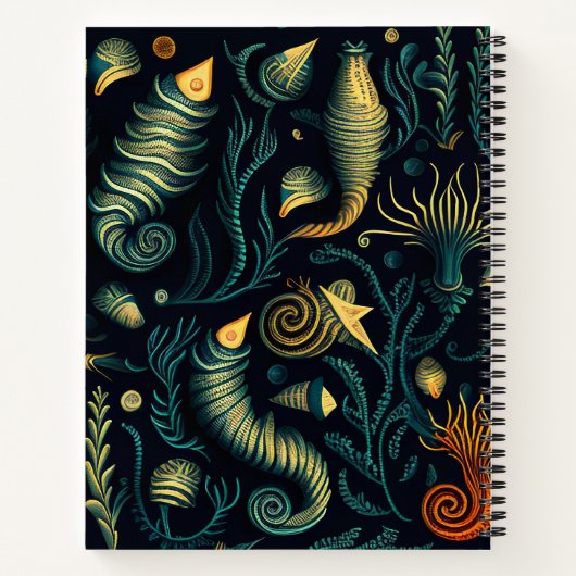 Golden Reefs Notizblock (Rückseite)