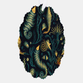 Golden Reefs Ornament Karte (Rechts)