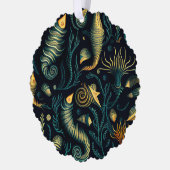 Golden Reefs Ornament Karte (Links)